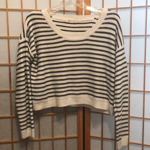 Striped Crop Sweater